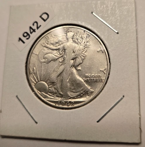 1942-D Walking Liberty Half Dollar — photo from the most recent tracked eBay sale