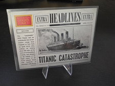 2012 Panini Golden Age Headlines #2 Titanic Catastrophe - EXTRA HEADLINES