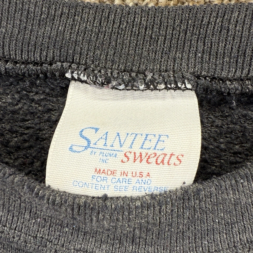 Vintage Santee Sweats Sweatshirt Size L UNC/North Carolina Tar Heels Made In USA - Image 3 of 4