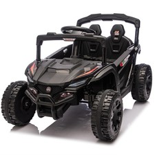 24V Kids ride on UTV W/ 2.4G PC,80W 2,Four-wheel suspension for Kids Aged 3-5