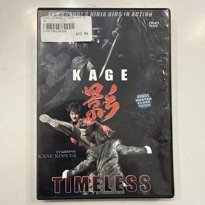 Kage & Timeless Sho Kosugi Sons Ninja Action DVD & Bonus Master Class REGION 0