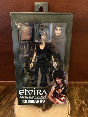 Classic NECA Elvira: Mistress of the Dark ''Commando'' 8-in clothed action figure