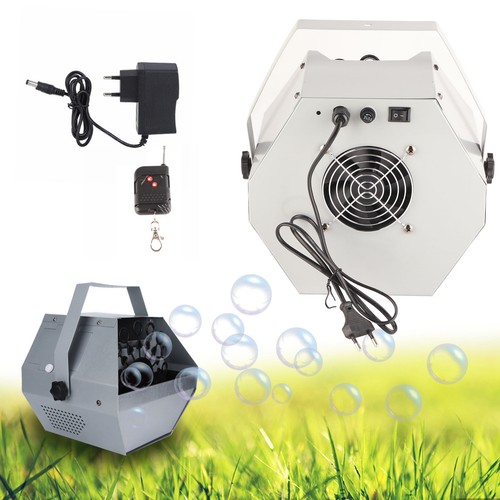 Automatic Bubbles Machine 25W Mini Portable Remote Control Switch Cordless EU CS - Picture 7 of 12