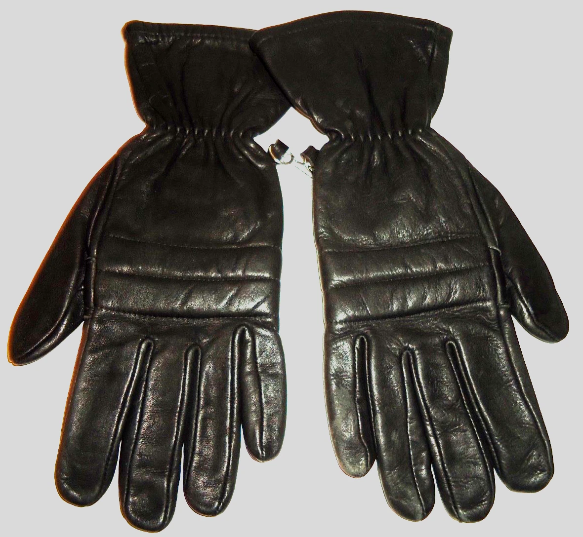 SNOW MARK Wels Lamont Corparations Men's Black Leather Gloves Size-L