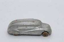 NICE VINTAGE SUN RUBBER SILVER  1936 WHITE BUS