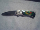 JOHN DEERE POCKET JACK KNIFE WITH CASE **No Lighter** stainless steel blade,barn — photo 3