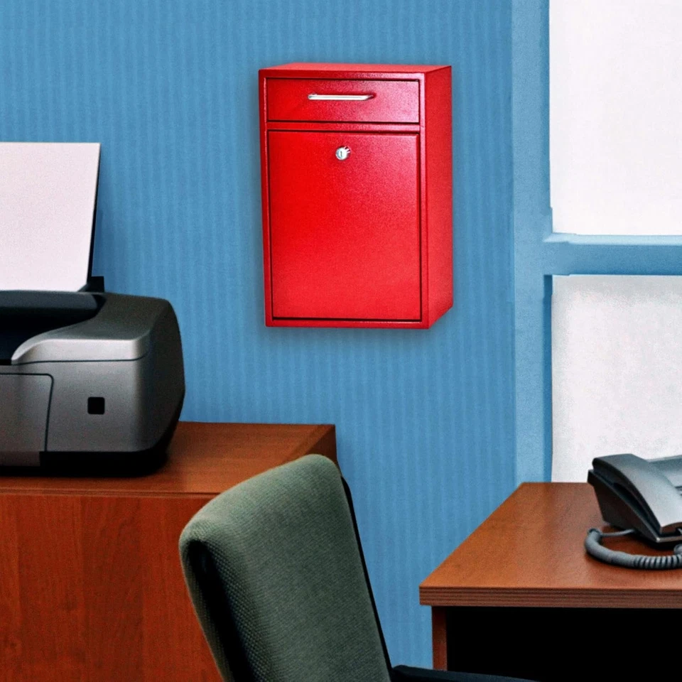 Durable Wall Mounted Mailbox with High Security Lock - Perfect for Home & Office - Image 4 of 4