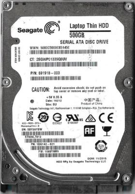 SEAGATE ST500LT012 500GB SATA HARD DRIVE P/N: 1DG142-021 SU SEAGATE ST500LT012 500GB SATA HARD DRIVE P/N: 1DG142-021 SU