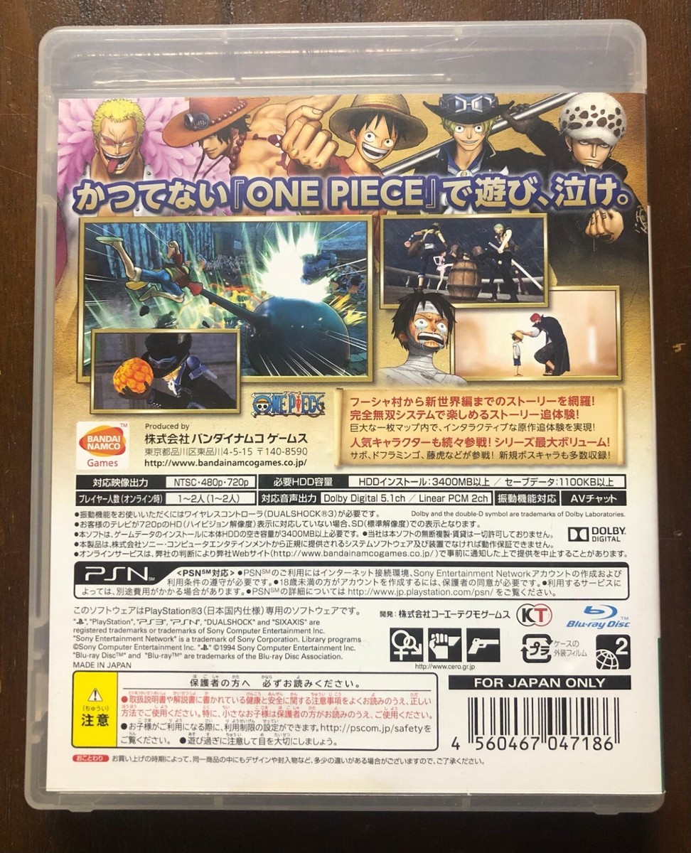 One Piece Pirate Warriors 3 Sony PS3 Video Games From Japan