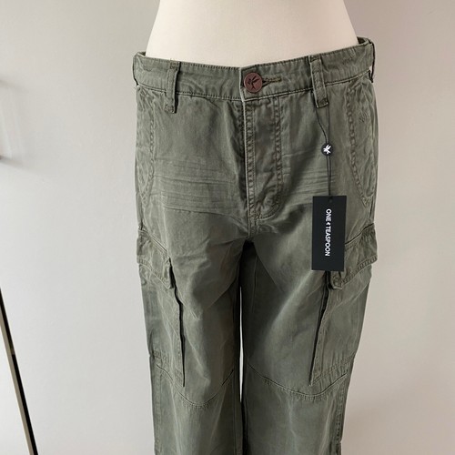 OneTeaspoon Cargo Motion Jeans Size 27 Mid Rise Tapered - Picture 4 of 16