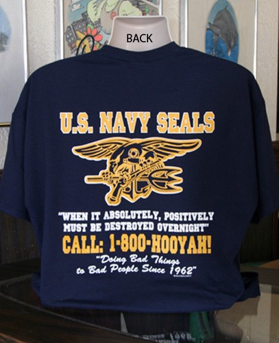 Navy SEALs T-Shirt Hooyah Seal Team 