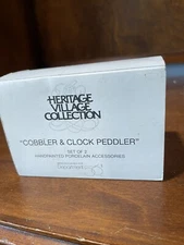 Department 56 "Cobbler and Clock Peddler" Dickens Village #5839-4