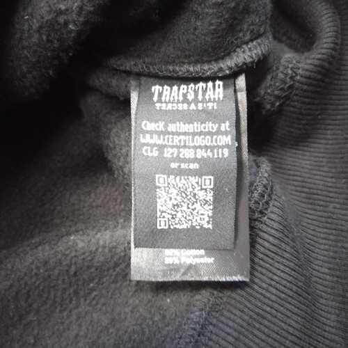 Trapstar Hoodie Small S schwarz Herren Chenille Decoded 2.0 Langarm Sweatshirt - Bild 11 von 22