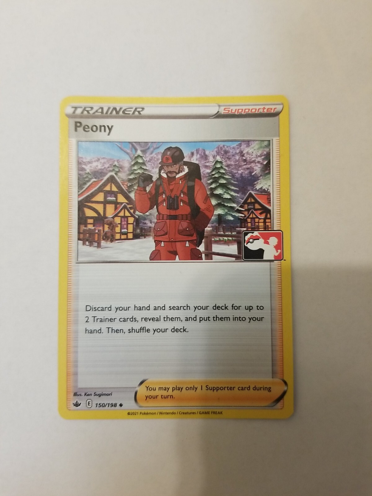 Peony 150/198 Pokemon Prize Pack Promo Pokemon Card NM/LP 