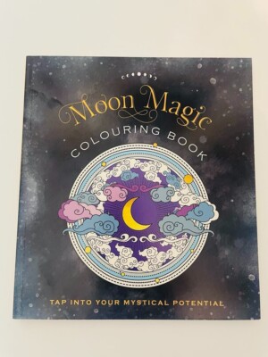 Magic Moon Colouring Book for adults - colour phases of the Moon and more! NEW!