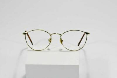 AUTHENTIC FOSSIL JAMIE FLEX-HINGED GOLD-TONED METAL EYEGLASS SUNGLASS FRAMES