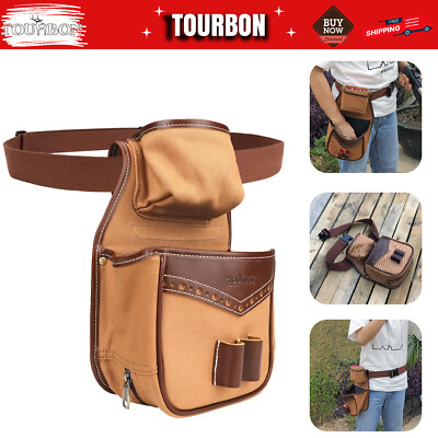 TOURBON Shooting Skeet Trap Sports Ammo Case Belt Carry Pack Spent Shell Pouch