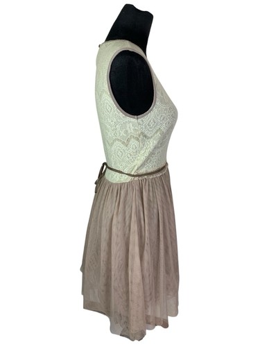 Weston Wear Dress Size M Wool Blend A-Line Tulle Knit & Lace Dress - Picture 7 of 15