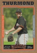 J.B. Thurmond 2005 Topps Updates & Highlights #UH286 Gold SN,RC #/2005 Giants