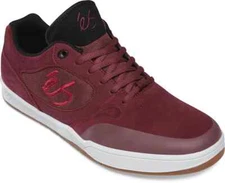 ES SWIFT 1.5 MEN'S SIZE 10 MAROON BLACK WHITE SKATE SKATEBOARDING SHOES