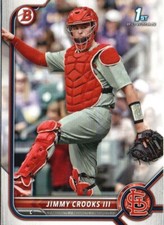 2022 Bowman Draft #BD-178 Jimmy Crooks III