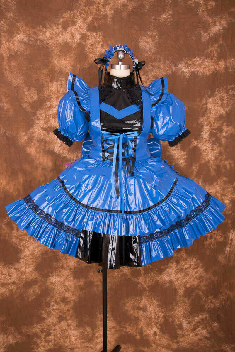 blue pvc dress Amazon.com: Plus Size Simple Long Sleeve Slim Mini Dress Glossy PVC Dress Women High Neck Zipper Front Vestido Dancing,Blue,L : Clothing, Shoes & Jewelry
