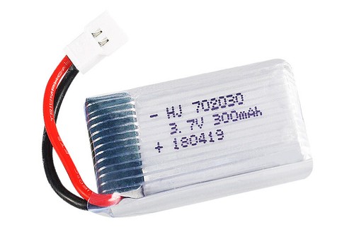 3,7 V 702030 300mAh 20C Wiederaufladbarer Lipo Akku für RC Drohne Hubschrauber Quad - Bild 2 von 4
