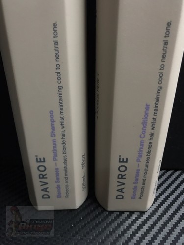 Davroe Blonde Senses Platinum Shampoo & Conditioner 325ml Duo Natural Vegan🇦🇺 - Picture 3 of 5