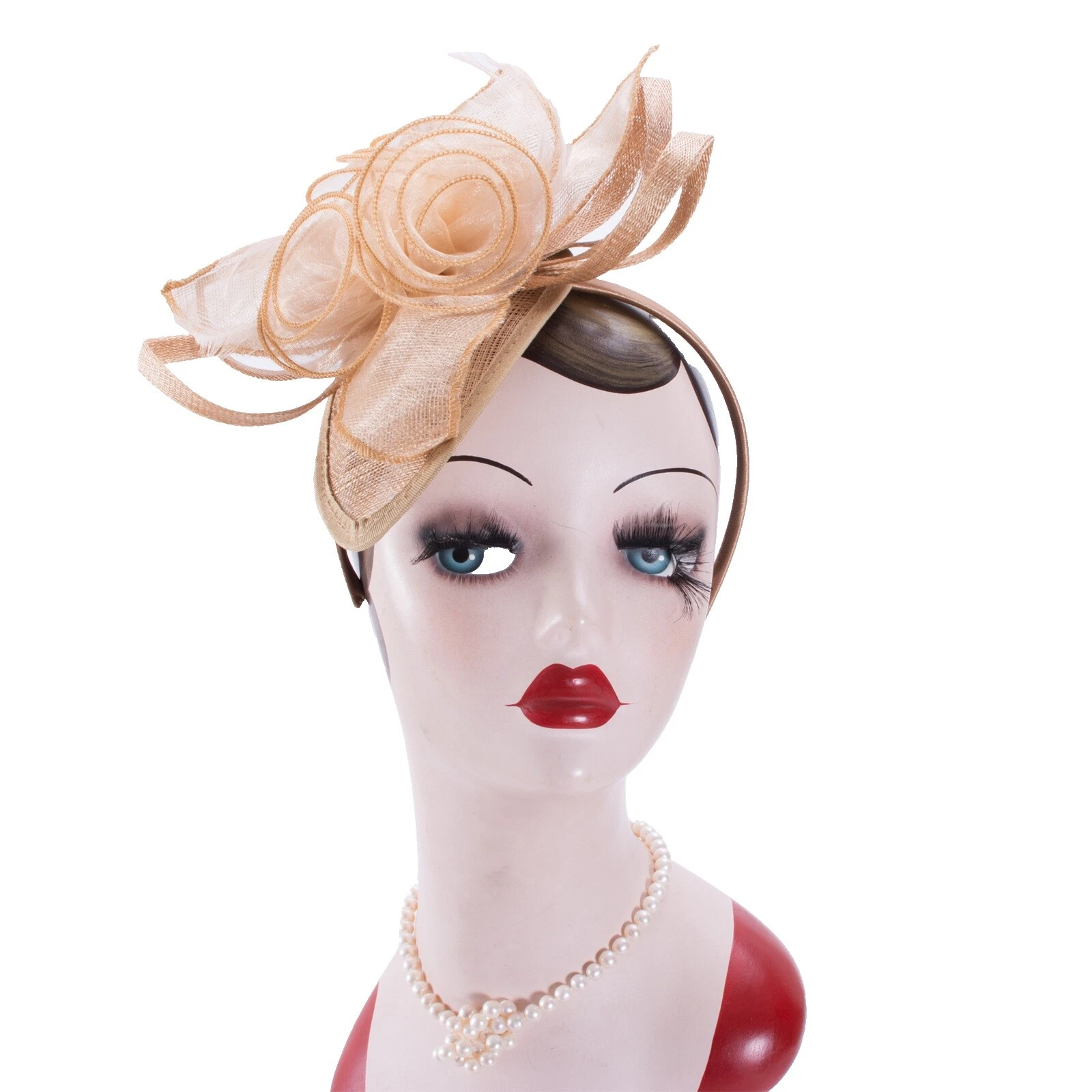 Fiesta/Cóctel Brown tocados y tocados para Mujeres