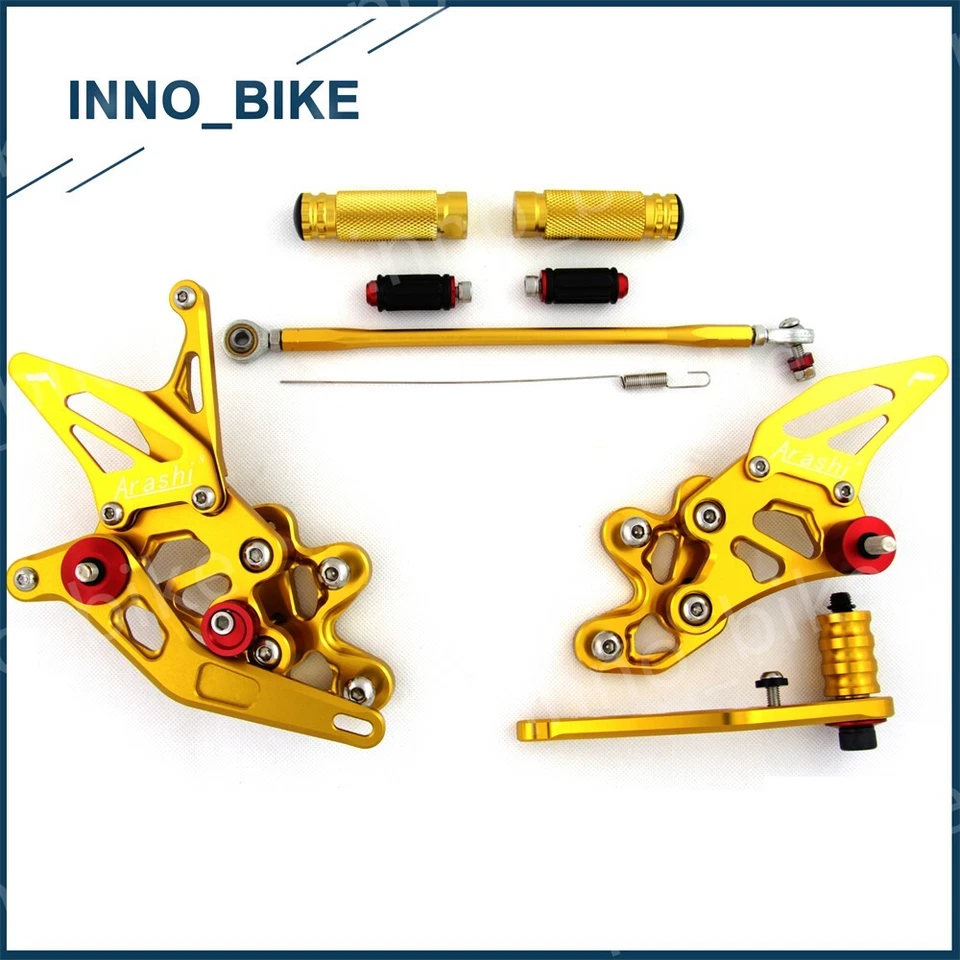 Pinos de apoio para os pés traseiros para Suzuki GSXR600 GSXR750 2006 2007 2008 2009 2010 - Imagem 3 de 4