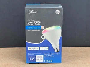 GE Cync Reveal HD+ Intelligent BR30 LED Projecteur Dimmable Google / Amazone