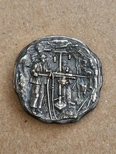 c.WWI Canadian Ingersoll-Rand Co. Mining Machinery & Equipment Medallion Brooch