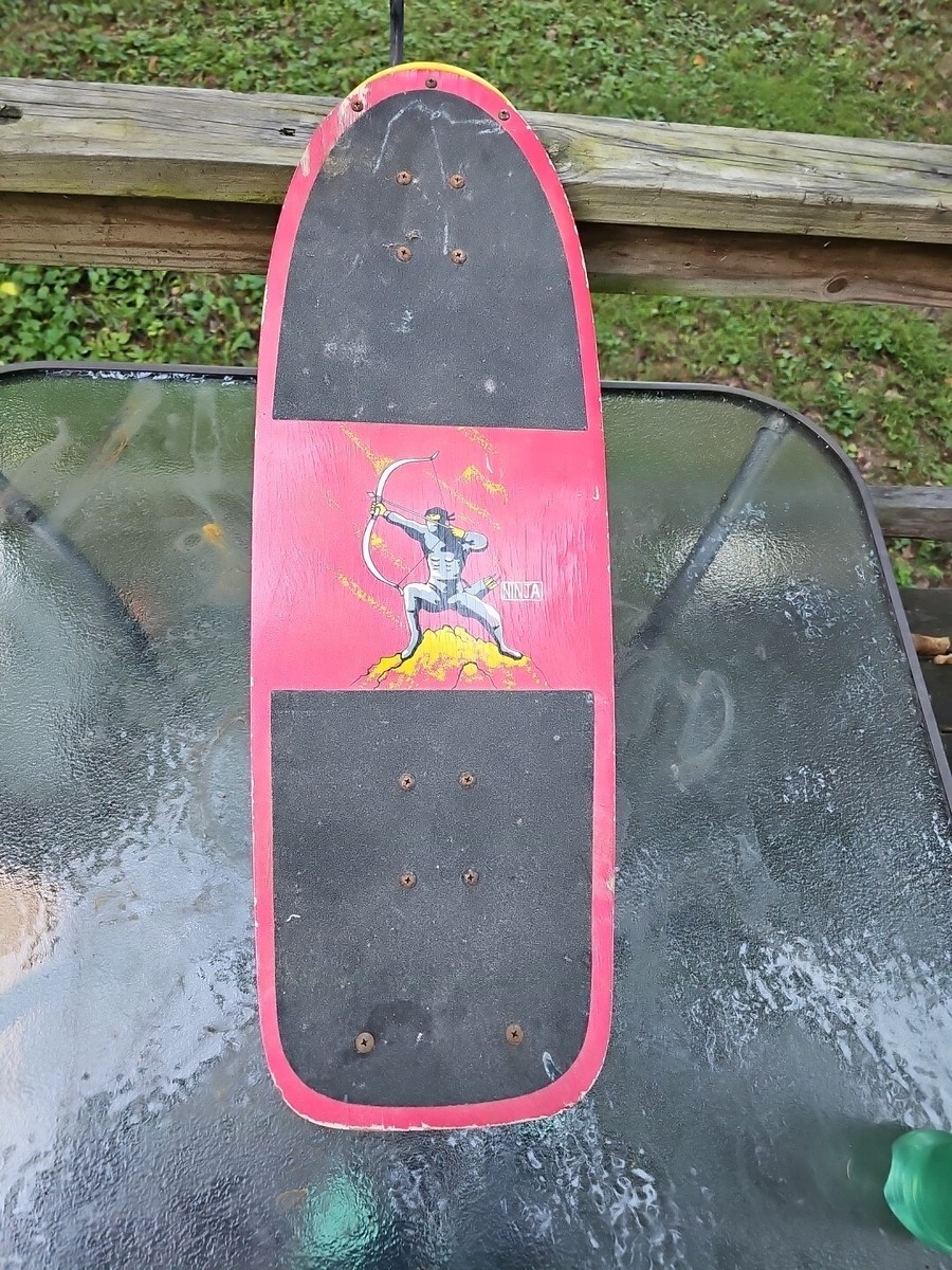 Rare Vintage 1980s Ninja Skateboard Old School Retro Rare Vintage 1980s Ninja Skateboard Old School Retro