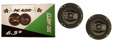 IMC AUDIO IMC65 6.5'' 2-Way 350W Car Boat Harley Audio Stereo Coaxial Speakers