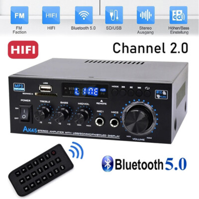 1000W Verstärker Stereo Amplifier HIFI Digital Bluetooth FM USB Vollverstärker