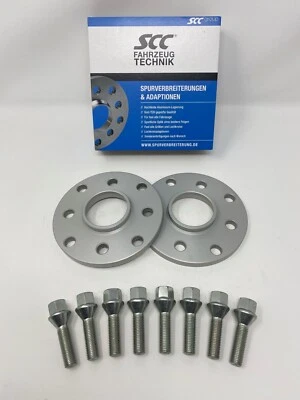 20mm 2x10mm Spurverbreiterung SCC für Renault 4x100 60,1 inkl Radschrauben  - Bild 1 von 4