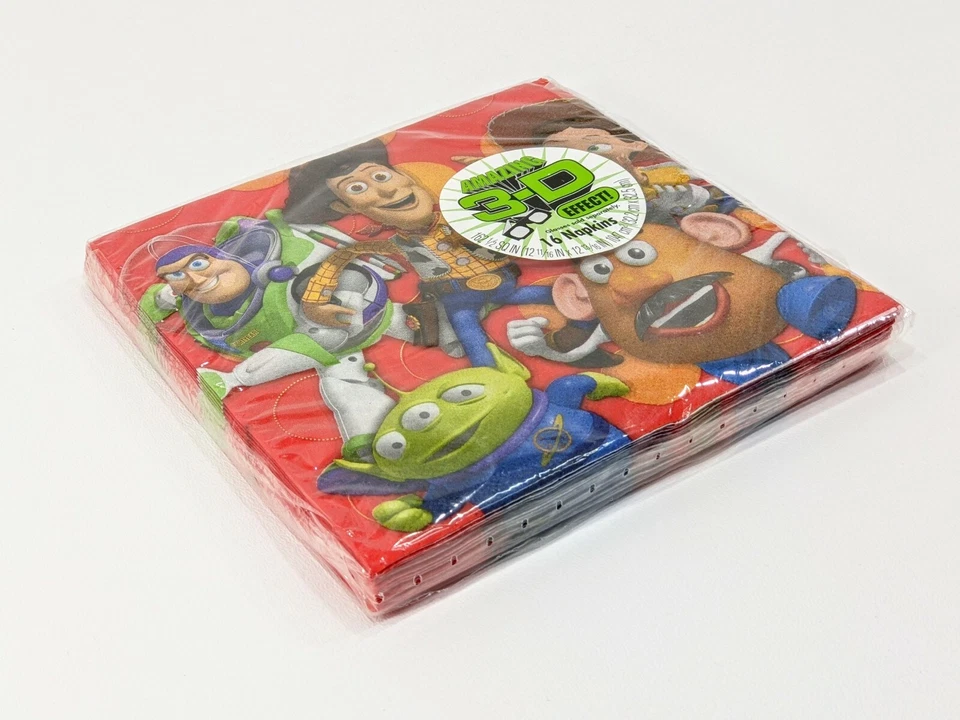 Toy Story 3, servilletas 3D suministros de cumpleaños paquete de 16 Foto 2 de 4