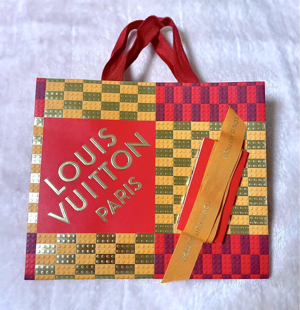 Louis Vuitton x Lego Shopping Bag w/ Ribbon & Message Card