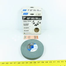 Norton 42300 7" x 1" x 1" Gemini Crystolon Med 60 Bench Grinder Wheel