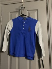 Polo Ralph Lauren Boys Long Sleeve Polo Shirt Size 5 New