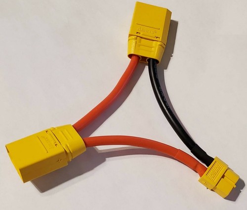 XT-90 Arrma Series Li-Po Connector Lipo XT60Female Nylon T-Connector XT90 Male - Picture 2 of 9
