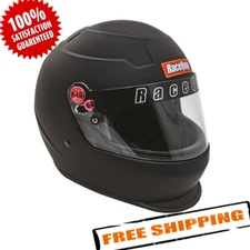 RaceQuip 276993 Black Full Face Helmet; Size Medium