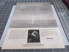 1964 NASA/Hughes Aircraft Company Syncom III Satellite - Print Ad 