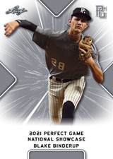 10-Count Lot Blake Binderup 2021 Leaf Perfect Game NIKE All-American Rookies