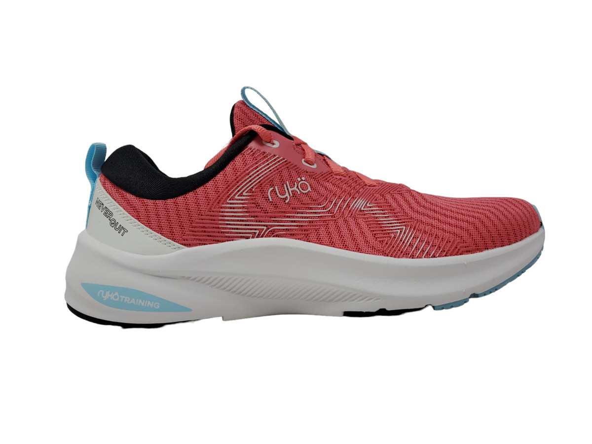 Ryka Women's Never Quit Training Sneakers, Watermelon Pink, 7.5 Medium US View 3