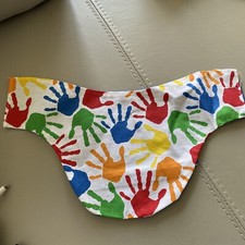 Washable Xray Lead thyroid shield cover Colorful Hand Print