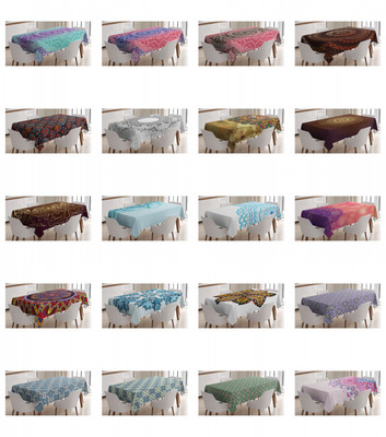 Ambesonne Mandala Design Tablecloth Table Cover for Dining Room Kitchen