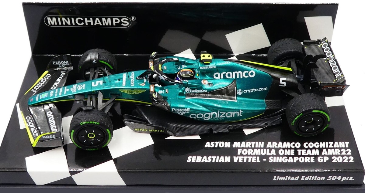 Minichamps Aston Martin AMR22 Singapore GP 2022 - Sebastian