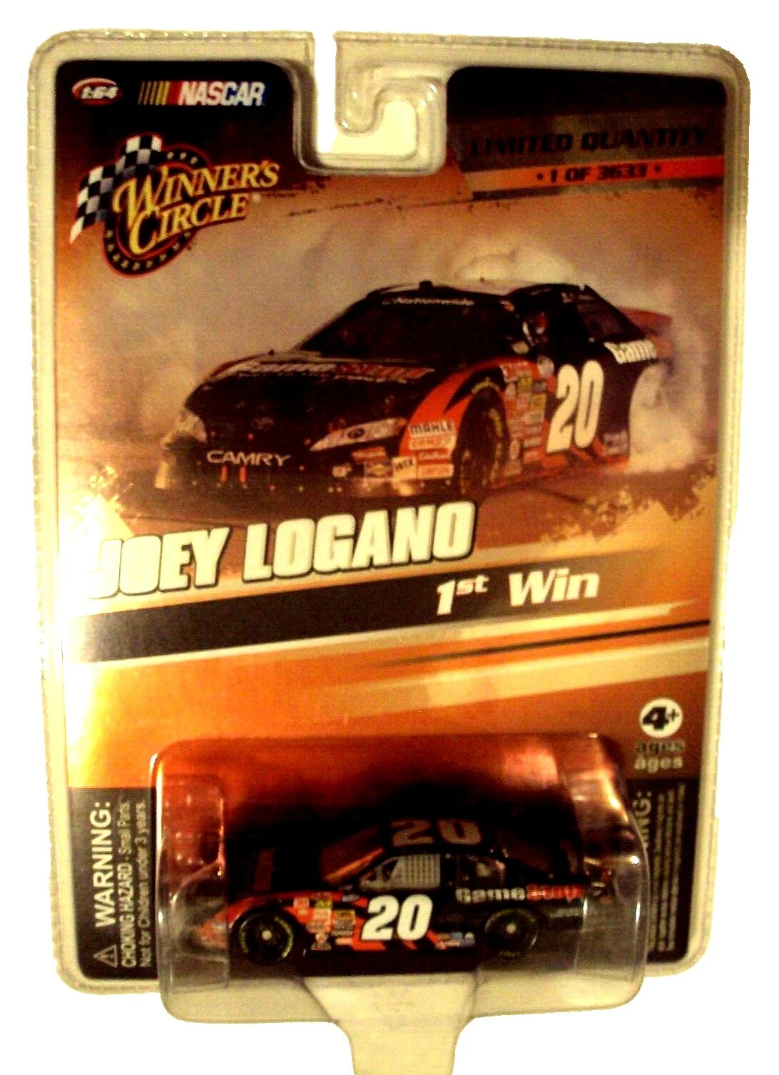 Black Diecast Sport & Touring NASCAR 2008 año del vehículo