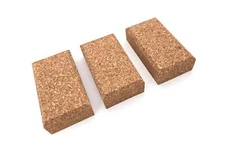 Cork Sanding Blocks 4-1/4" x 2-3/8" x 1-3/16" - 3 Pack